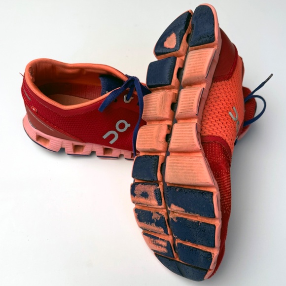 On Running Cloud X Women's Athletic Shoe - size 8.5 - Red Flash Color - Picture 8 of 8